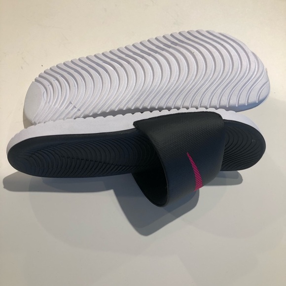 Nike kawa slides noir black/vivid noir various szs - Picture 5 of 11